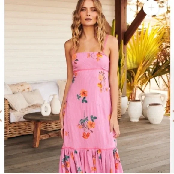 who loves you midi dress Love You So Dress, Pink Mix – Chic Soul